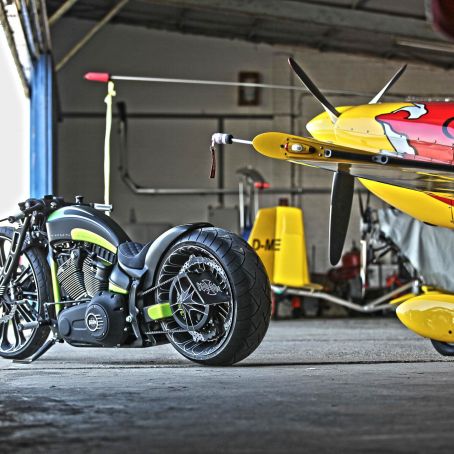 Thunderbike Harley Davidson Softail TB R 2 Shooting Custombike Foto Ben Ott 16